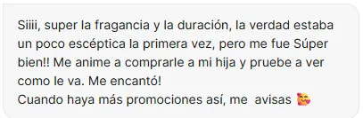 Captura de un comentario de un cliente sobre Save a Playa.