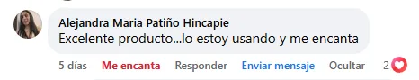Captura de un comentario de un cliente sobre Save a Playa.