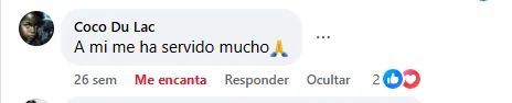 Captura de un comentario de un cliente sobre Save a Playa.