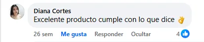 Captura de un comentario de un cliente sobre Save a Playa.