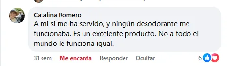 Captura de un comentario de un cliente sobre Save a Playa.