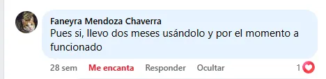 Captura de un comentario de un cliente sobre Save a Playa.