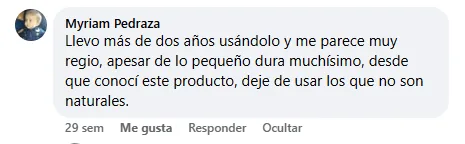 Captura de un comentario de un cliente sobre Save a Playa.