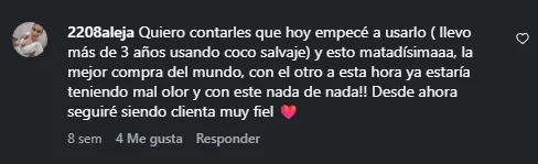 @2208aleja: después de más de 3 años con otro natural seguía con mal olor; con este, nada. Seguirá siendo clienta.