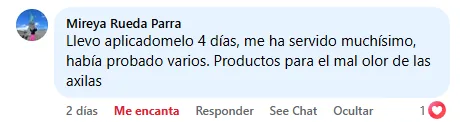 Captura de un comentario de un cliente sobre Save a Playa.