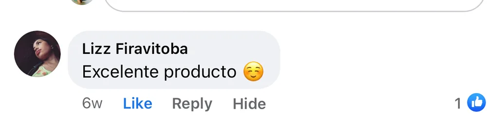 Captura de un comentario de un cliente sobre Save a Playa.
