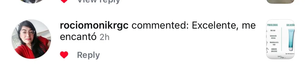 Captura de un comentario de un cliente sobre Save a Playa.