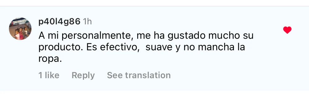 Captura de un comentario de un cliente sobre Save a Playa.