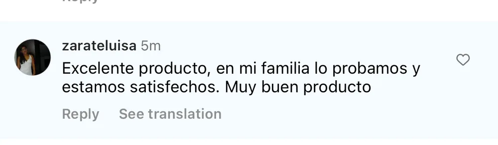 Captura de un comentario de un cliente sobre Save a Playa.