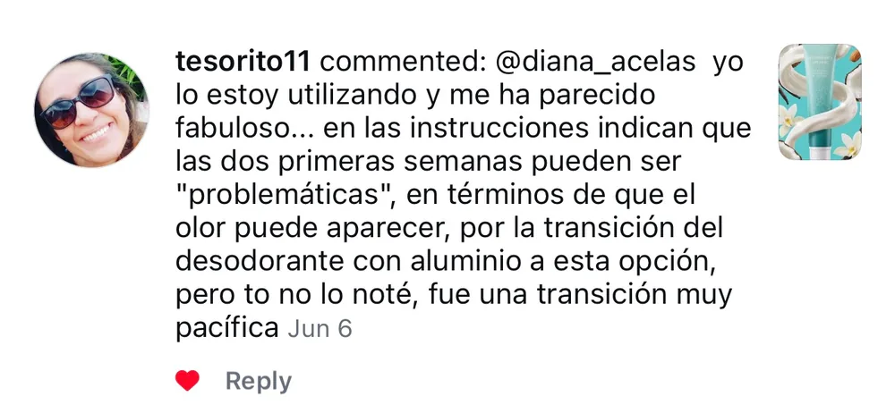 Captura de un comentario de un cliente sobre Save a Playa.