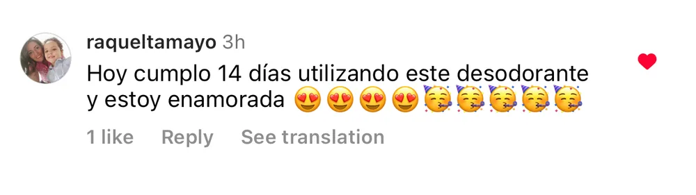 Captura de un comentario de un cliente sobre Save a Playa.