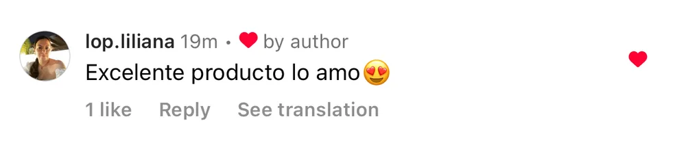 Captura de un comentario de un cliente sobre Save a Playa.