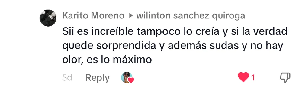 Captura de un comentario de un cliente sobre Save a Playa.