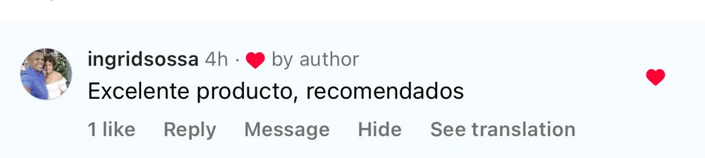 Captura de un comentario de un cliente sobre Save a Playa.