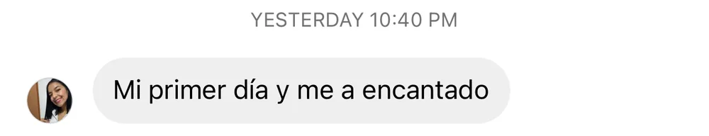 Captura de un comentario de un cliente sobre Save a Playa.