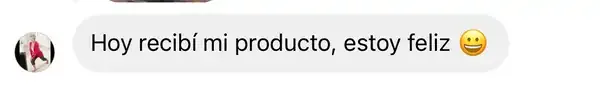 Captura de un comentario de un cliente sobre Save a Playa.