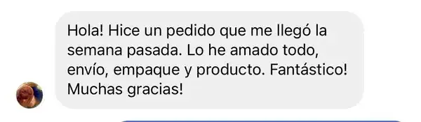 Captura de un comentario de un cliente sobre Save a Playa.