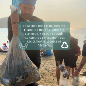 Cada acción cuenta, el proceso no termina en la extracción, seamos conscientes e invitemos a más personas a reciclar por un mundo más limpio.