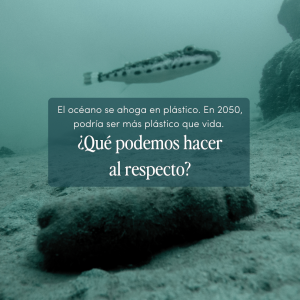 Proyección del océano con más plástico que vida marina en 2050